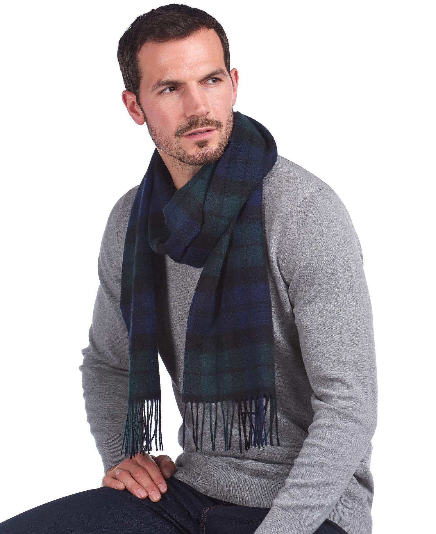 Barbour new check scarf